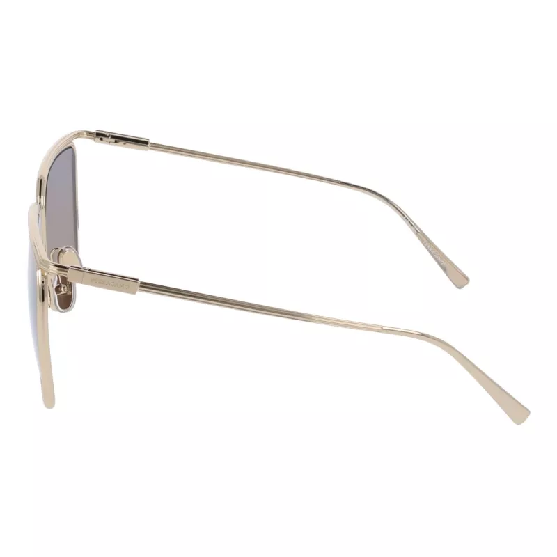 FERRAGAMO SF324S5816745 Moteriški drugelio formos akiniai nuo saulės Havana rudi gradientiniai 58mm