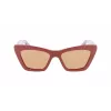 FERRAGAMO SF929S-209 Moteriški akiniai nuo saulės Havana Butterfly Acetate Brown Gradient 55/17/145 mm