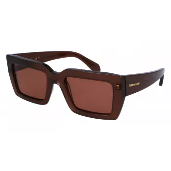 FERRAGAMO Moteriški akiniai nuo saulės SF1108S542123 Brown Havana 54/21/140 mm