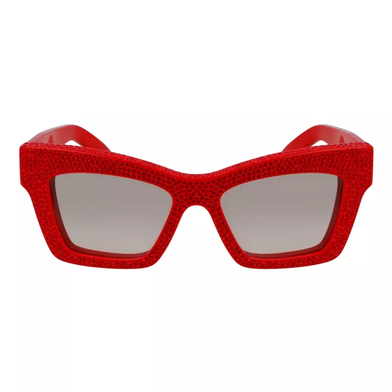 Ferragamo moteriški akiniai nuo saulės SF2045SR52176 stačiakampis acetatinis rėmas rudi gradientiniai lęšiai 52/17/140 mm