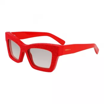 Ferragamo moteriški akiniai nuo saulės SF2045SR52176 stačiakampis acetatinis rėmas rudi gradientiniai lęšiai 52/17/140 mm