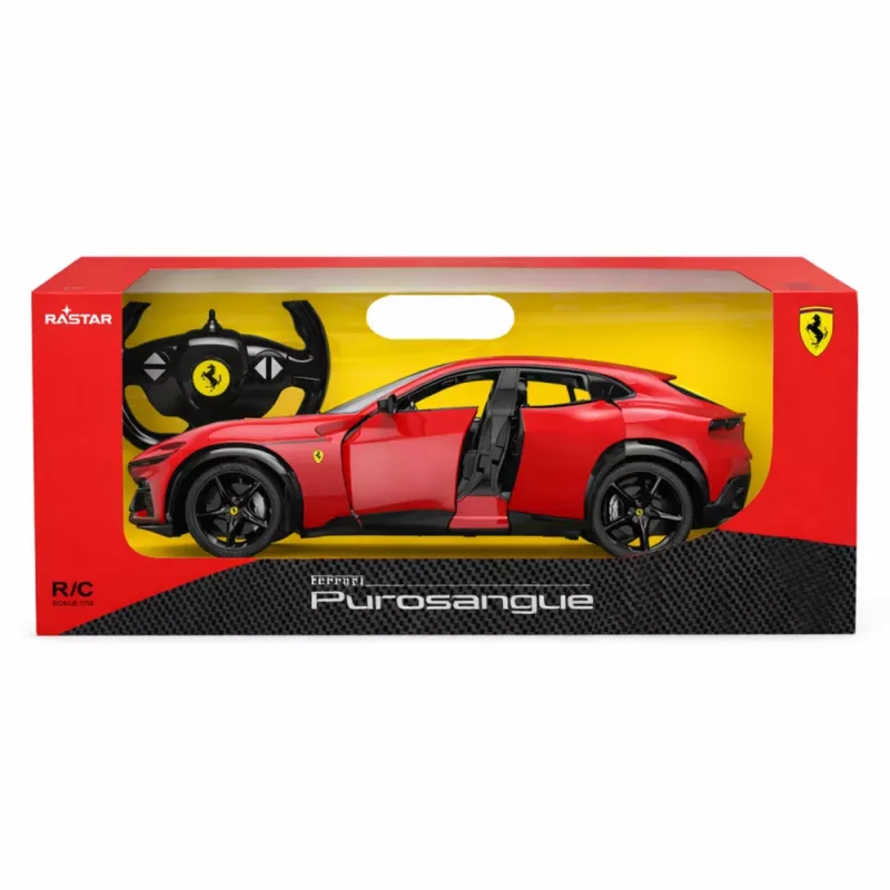 Ferrari Purosangue nuotolinio valdymo automobilis RC Rastar raudonas 1:14