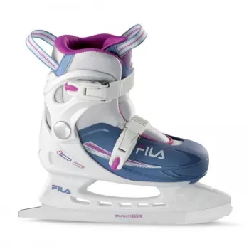 Fila J-ONE G ICE HR vaikiški reguliuojami dailiojo čiuožimo pačiūžos - EU 31-35, balti/šviesiai mėlyni