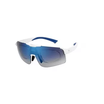 FILA Man Shield Sunglasses SFI127996VCB - Juodas rėmelis, dūminiai lęšiai, UV400