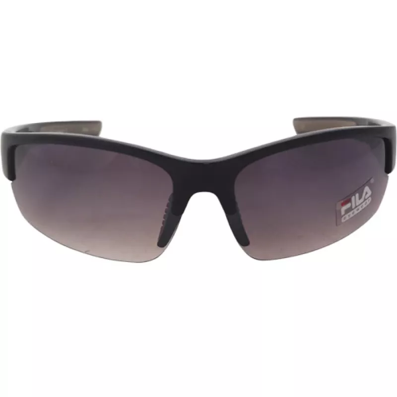 FILA SF215-71PC1 Vyriški akiniai nuo saulės – juodas rėmelis, pilki lęšiai, UV400 apsauga