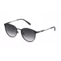 FILA SFI217-52531Y Unisex akiniai nuo saulės - juodas rėmelis, pilki lęšiai, 52 mm