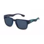 FILA SFI463-53J99P Vyriški poliarizuoti akiniai nuo saulės, juodas rėmelis, pilki lęšiai, 53 mm