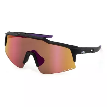 FILA SFI516-990965 Unisex akiniai nuo saulės - Shield rėmelis, Smoke lęšiai, UV400 apsauga