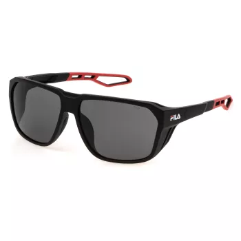 FILA SFIA05-99U28V Vyriški akiniai nuo saulės – skydo formos lęšiai, UV400 apsauga, 99 mm lęšio plotis