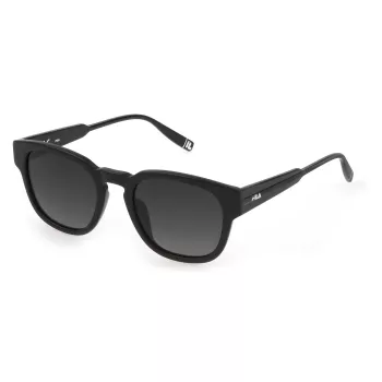 FILA Unisex akiniai nuo saulės SFI310V51703P - Poliarizuoti UV400 - Juodas rėmelis, pilki lęšiai 51/21/140 mm