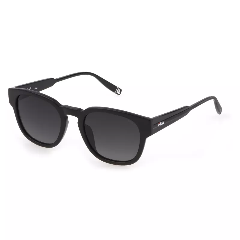 FILA Unisex akiniai nuo saulės SFI310V51703P - Poliarizuoti UV400 - Juodas rėmelis, pilki lęšiai 51/21/140 mm