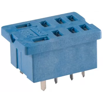 Finder 96.14 PCB montavimo lizdas 56.34 reliui, 14 kontaktų, 10A, 250V, juodas