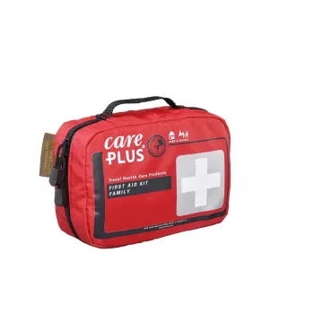 Pirmosios pagalbos rinkinys Family Care Plus Travel – 50 dalių vandeniui atsparus ripstop nailono rinkinys namams, lauko veiklai ir stovyklavimui
