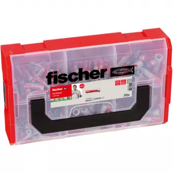 Fischer 536161 Sraigtinis inkaras / Sieninis kaištis DUOPOWER 6 x 30 mm, 210 vnt.