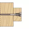 Fischer 558881 FAFS reguliavimo varžtas 5 mm x 100 mm T-profilio plieninis cinkuotas Torx T25 įleidžiama galvutė (100 vnt. pakuotė)