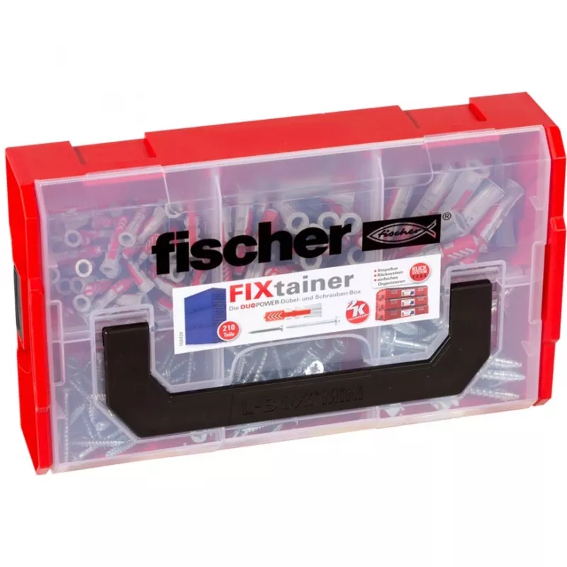 Fischer DUO-Line varžtų inkarų ir kaiščių rinkinio dėžutė, 105 vnt., DUOPOWER ir DUOTEC 535969