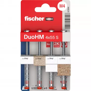 Fischer DuoHM 4x55 S PH TX tuščiavidurių sienų inkaras 55 mm 4 vnt. 572914