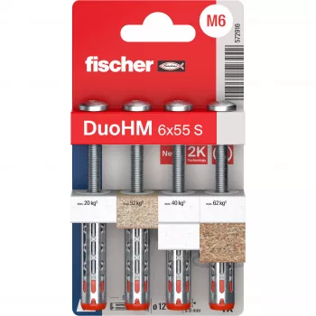 Fischer DuoHM 6x55 S PH TX tuščiavidurių sienų inkaras 55 mm 4 vnt. 572916