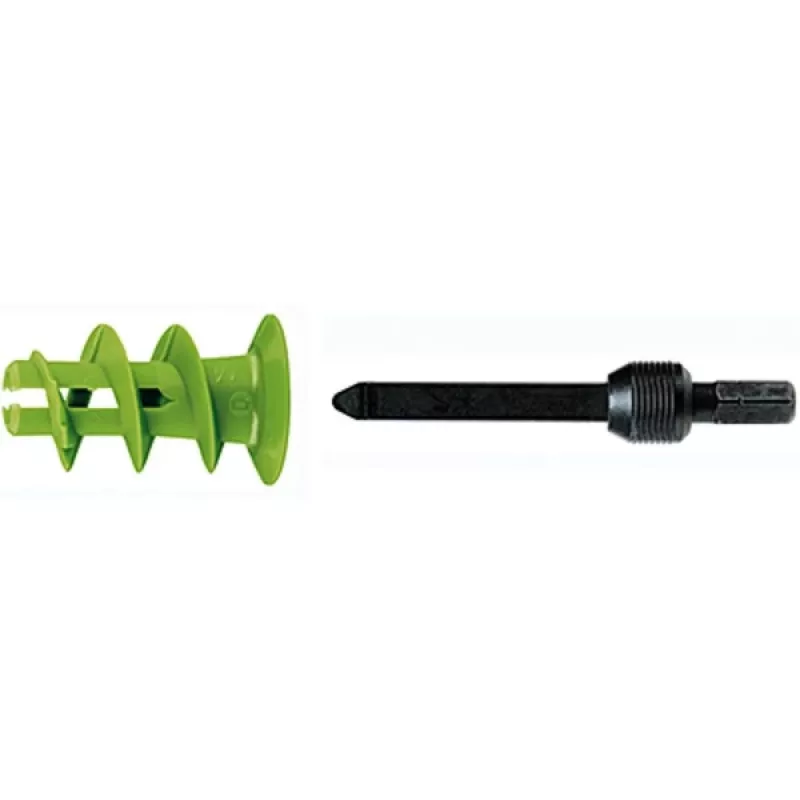 FISCHER GK GREEN savisriegis gipso kartono inkaras, žalias, 90 vnt. pakuotė