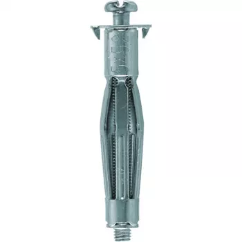 FISCHER HM 4x46 S B ertmės metalinis inkaras - cinkuotas plienas, M4, 20 vnt. su varžtais, sidabrinis