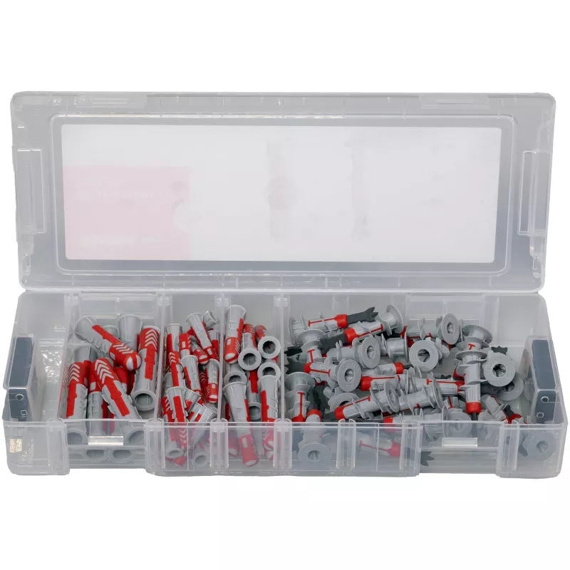fischer MiniFixTainer DuoLine tvirtinimo rinkinys 77 dalys 560098