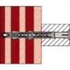 Fischer SXRL 8x100 T ilgo koto rėmo tvirtinimo inkaras, cinkuotas, 50 vienetų pakuotė 540115