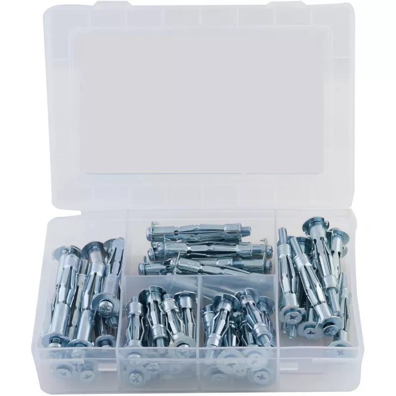 fischer universalus tvirtinimo rinkinys DUOPOWER 100 dalių rinkinys (50 kaiščiai, 50 varžtai) 558327