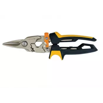 Fiskars PowerGear aviacinės žirklės, tiesus pjūvis, nerūdijantis plienas, oranžinė/juoda, 21 cm, FS1027207