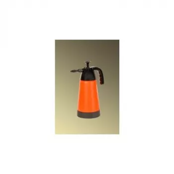 FISKARS slėginis purkštuvas 1,8 l su rankiniu siurbliu, reguliuojamu antgaliu, HDPE talpa, ergonomiška rankena, juoda/oranžinė