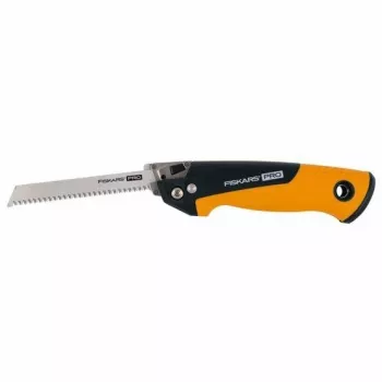 Fiskars Pro Compact sulankstomas pjūklas, 160 mm geležtė, dvi geležtės, SoftGrip rankena, saugos užraktas
