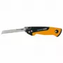 Fiskars Pro Compact sulankstomas pjūklas, 160 mm geležtė, dvi geležtės, SoftGrip rankena, saugos užraktas