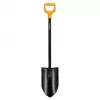 Fiskars Solid+ XL aštrus kastuvas su plienine D formos rankena, boro plieno geležte, 1250 mm