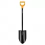 Fiskars Solid+ XL aštrus kastuvas su plienine D formos rankena, boro plieno geležte, 1250 mm
