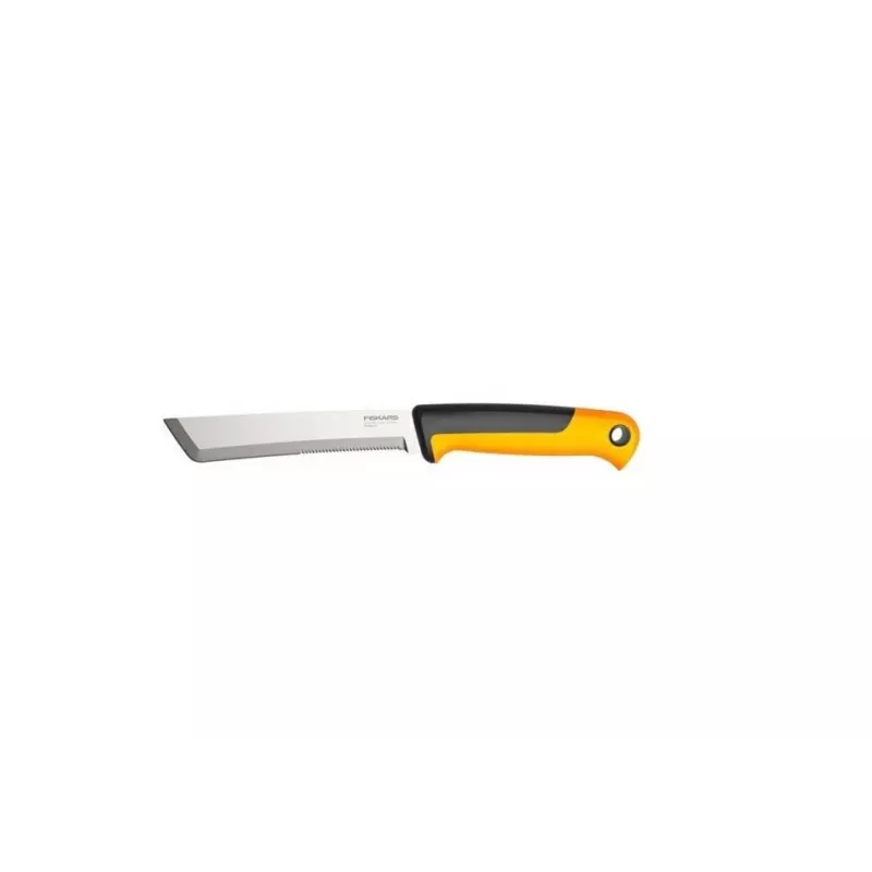 Fiskars X-series K82 Derliaus nuėmimo peilis, nerūdijančio plieno geležtė, SoftGrip rankena, 15 cm, juoda/oranžinė