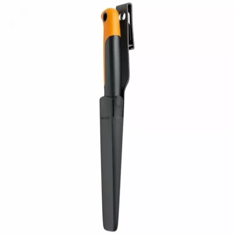Fiskars X-series K82 Derliaus nuėmimo peilis, nerūdijančio plieno geležtė, SoftGrip rankena, 15 cm, juoda/oranžinė
