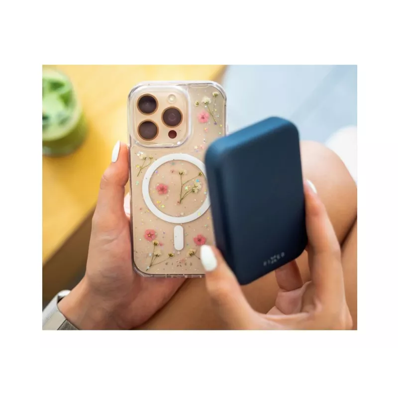 FIXED MagBloom dėklas, skirtas Apple iPhone 17 Pro Max, Blush Plum