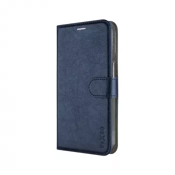 Fixed Opus Book Case, skirtas Samsung Galaxy A37 5G, dirbtinė oda, mėlyna