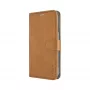 Fixed Opus Book Case, skirta Samsung Galaxy A37 5G, dirbtinė oda, ruda