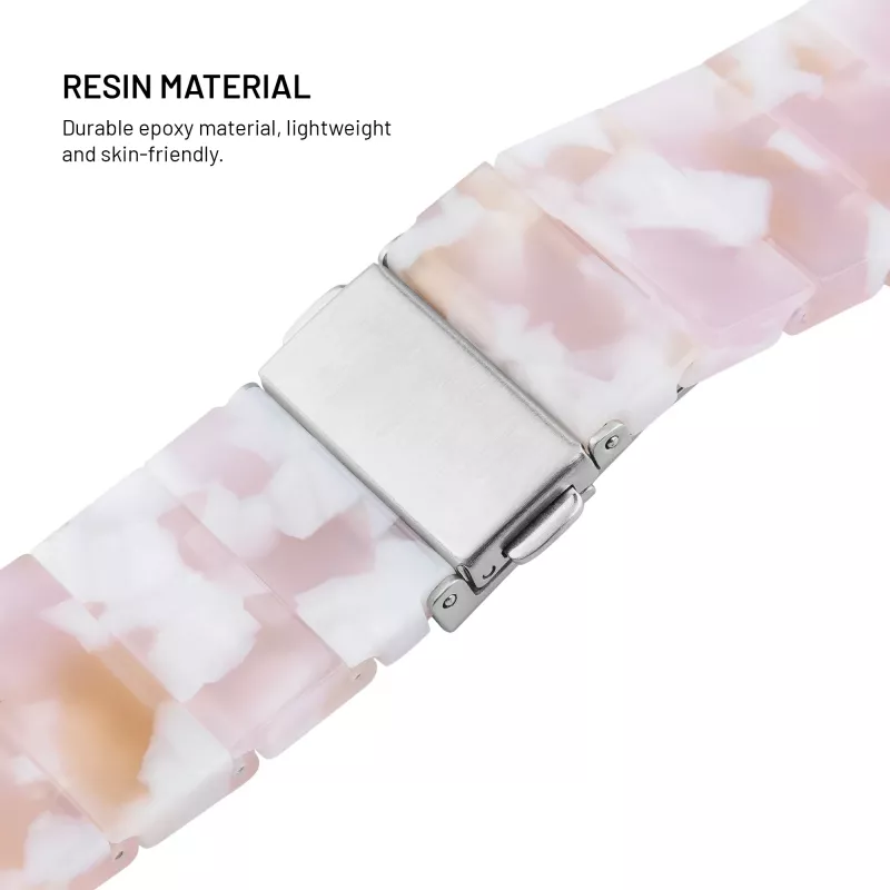 FIXED Resin Strap pro, skirta Apple Watch 38/40/41, Candy Pink
