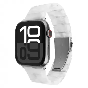 FIXED Resin Strap pro, skirta Apple Watch 38/40/41, Cloud White
