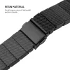 FIXED Resin Strap pro, skirtas Apple Watch 44/45/46/49, anglies juodos spalvos