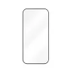 Fiksuotas ekrano apsauginis stiklas, skirtas Samsung Galaxy A37 5G – grūdintas stiklas – juodas – pilnas dangtelis 2.5D