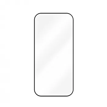 Fiksuotas ekrano apsauginis stiklas, skirtas Samsung Galaxy A37 5G – grūdintas stiklas – juodas – pilnas dangtelis 2.5D