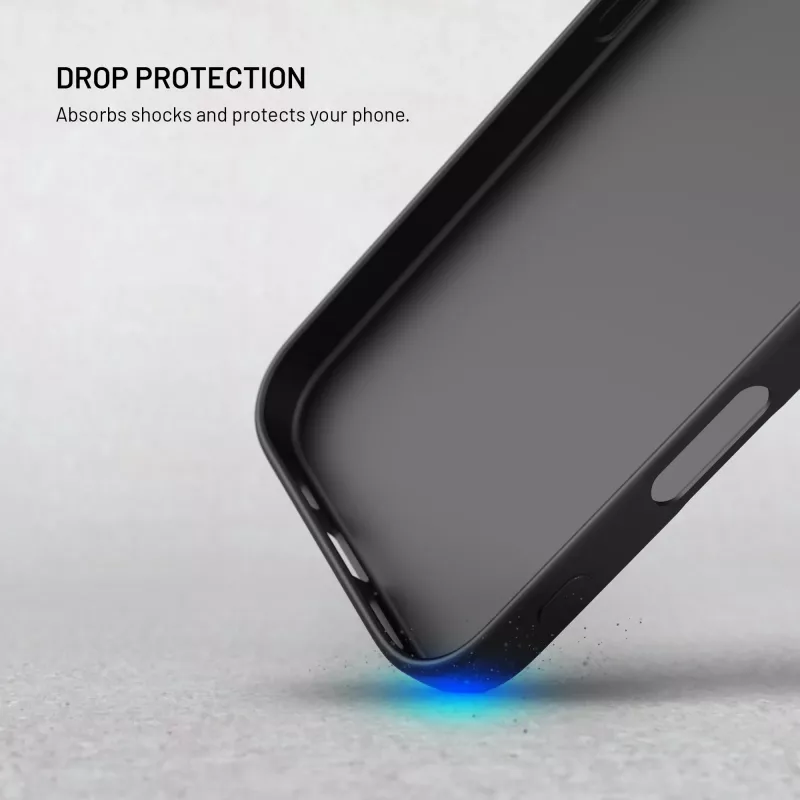 „Fixed Story“ galinis dangtelis, skirtas „Xiaomi 17“ – gumuotas, juodas