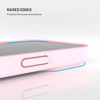 Fixed Story Back Cover, skirta Xiaomi 17, guminė, rožinė