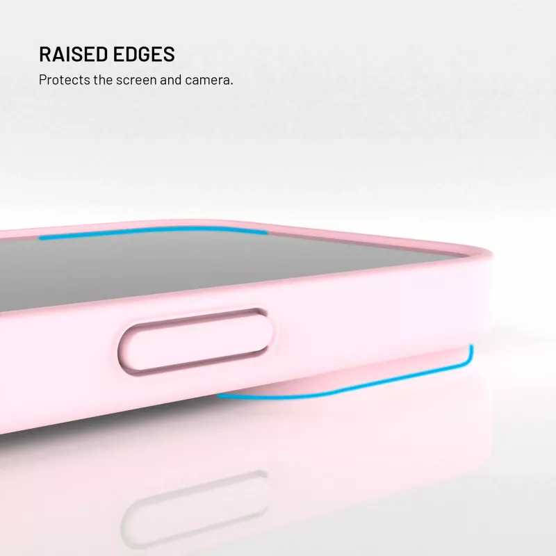 Fixed Story Back Cover, skirta Xiaomi 17, guminė, rožinė