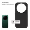 Fixed Story Back Cover, skirta Xiaomi 17 Ultra, guminė, juoda
