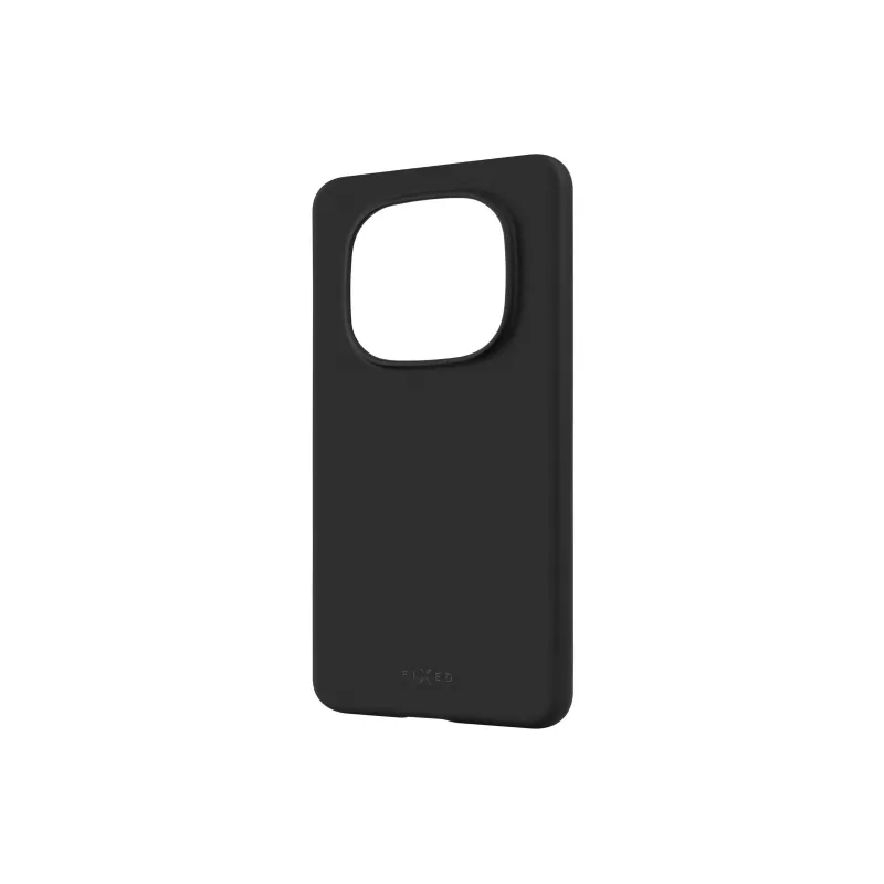 Fiksuotas Story galinis dangtelis, skirtas „Xiaomi Redmi Note 15 Pro 4G“, gumuotas, juodas