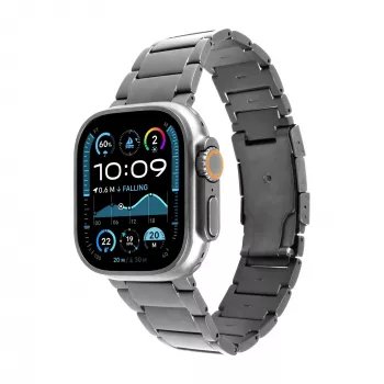 FIXED Titanium Strap pro, skirtas Apple Watch 44/45/46/49, Natural Titan