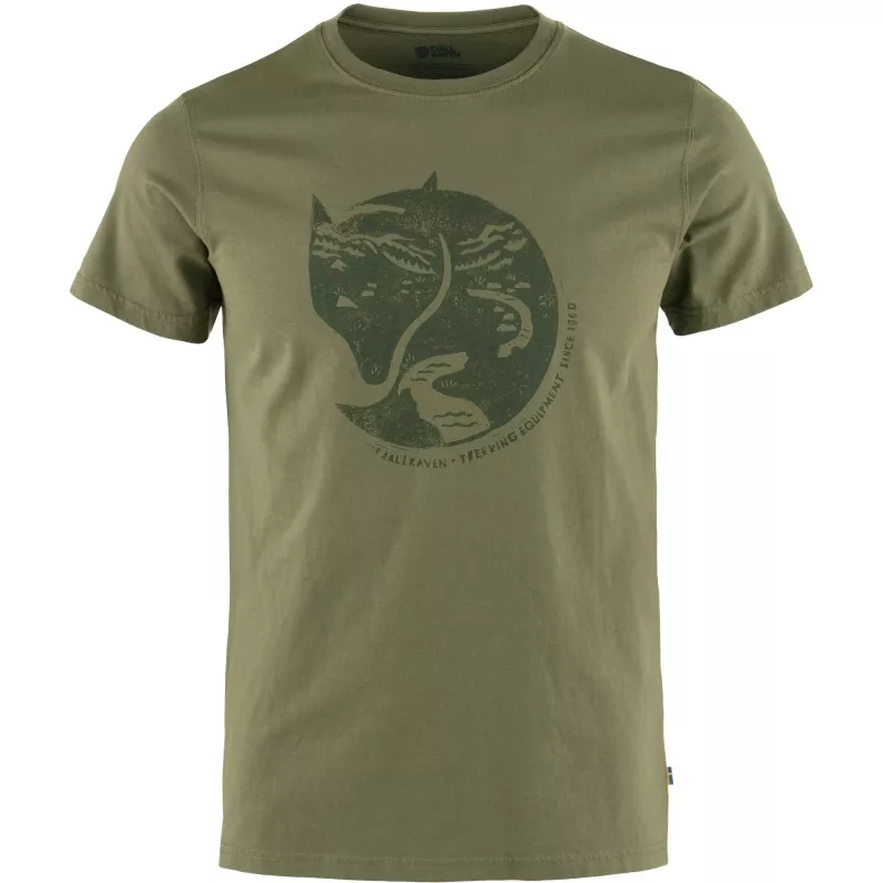 Fjällräven Arctic Fox Men's T-Shirt Laurel Green
